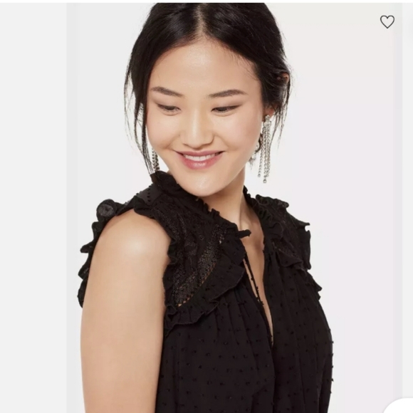 Kate Spade Broome Street Swiss Polka Dot Coquette Girl Tiered Ruffled Dress - Picture 3 of 7